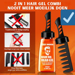 Middo 2-in-1 Hair Gel Comb | Fast, Non-Greasy & Natural Hold