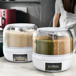 360° Rotating Grain Dispenser | Organized & Space-Saving Kitchen Storage