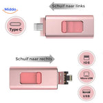 Middo 4-in-1 Flash Drive | Instant Storage & Easy File Transfer