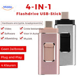 Middo 4-in-1 Flash Drive | Instant Storage & Easy File Transfer