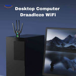AeroLink™ Wifi Adapter | 5G Dual-Band 1300Mbps & Through-Wall Range