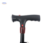 AluCare™ Folding Walking Cane | Adjustable Height & LED Light