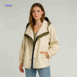 AquaShell™ Women's Trench Coat | Lightweight, Water-Repellent & Oversized