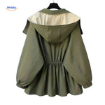 AquaShell™ Women's Trench Coat | Lightweight, Water-Repellent & Oversized