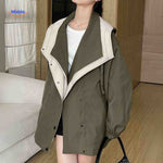 AquaShell™ Women's Trench Coat | Lightweight, Water-Repellent & Oversized