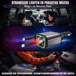 AutoCharge™ 120W 4-in-1 Car Charger | Fast Charging & RGB Starlight