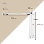 AutoClose™ Door Closer | Hydraulic Buffer, Effortless & Durable