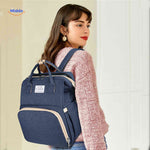 BabyLuxe™ Backpack | Foldable Bassinet, Mosquito Net & Big Capacity