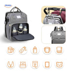 BabyLuxe™ Backpack | Foldable Bassinet, Mosquito Net & Big Capacity
