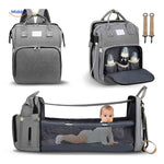 BabyLuxe™ Backpack | Foldable Bassinet, Mosquito Net & Big Capacity