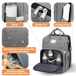 BabyLuxe™ Backpack | Foldable Bassinet, Mosquito Net & Big Capacity