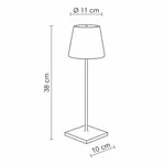 Lumiset™ Portable LED Lamp | Dimmable, USB-C & 24-Hour Battery