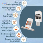 Cleanzy™ Mop | Foldable, Self-Wringing & Wet-Dry Cleaning