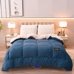 ComfortLux™ Wool-Velvet Weighted Blanket | Deep Calm & Natural Warmth