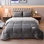 ComfortLux™ Wool-Velvet Weighted Blanket | Deep Calm & Natural Warmth