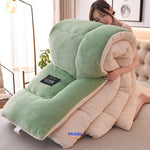ComfortLux™ Wool-Velvet Weighted Blanket | Deep Calm & Natural Warmth