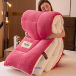 ComfortLux™ Wool-Velvet Weighted Blanket | Deep Calm & Natural Warmth