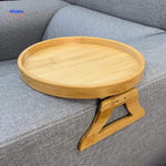 ComfyGrip™ Sofa Table | Foldable Armrest Tray for Snacks & Drinks