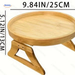 ComfyGrip™ Sofa Table | Foldable Armrest Tray for Snacks & Drinks