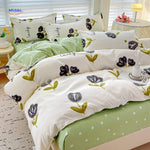 CottonNest™ Pure Cotton Bedding Set | Soft & Breathable for Mother & Baby