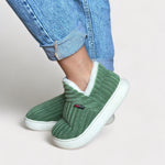 CozyComfort™ Therapeutic Fleece Winter Slippers | Warm & Cushioned Comfort