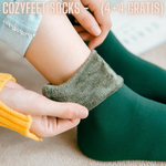 CozyFeet Socks | Warm Winter Velvet Comfort & 4+4 Free