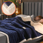 CozyFleece™ Plush Wool Blanket | Warm & Cozy for Winter