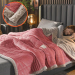 CozyFleece™ Plush Wool Blanket | Warm & Cozy for Winter