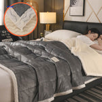 CozyFleece™ Plush Wool Blanket | Warm & Cozy for Winter