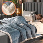 CozyFleece™ Plush Wool Blanket | Warm & Cozy for Winter