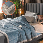 CozyFleece™ Plush Wool Blanket | Warm & Cozy for Winter