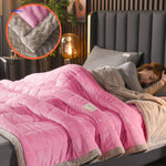 CozyFleece™ Plush Wool Blanket | Warm & Cozy for Winter