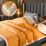 CozyFleece™ Plush Wool Blanket | Warm & Cozy for Winter