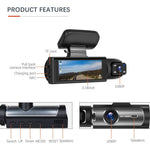 Dashcam Pro™ Full HD 1080P | Dual Lens Safety & Crystal-Clear Footage