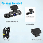 Dashcam Pro™ Full HD 1080P | Dual Lens Safety & Crystal-Clear Footage