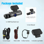Dashcam Pro™ Full HD 1080P | Dual Lens Safety & Crystal-Clear Footage
