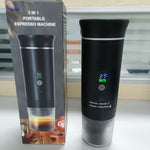 BrewMaster™ 3-in-1 Portable Espresso Machine | Capsules & Ground Coffee On the Go