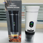 BrewMaster™ 3-in-1 Portable Espresso Machine | Capsules & Ground Coffee On the Go