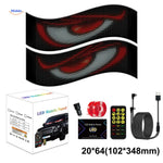 DriveFlex™ Matrix LED Display | Devil Eyes, Text & Animations via App + Remote