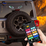 DriveFlex™ Matrix LED Display | Devil Eyes, Text & Animations via App + Remote