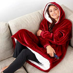 Middo Oversized XXL Sherpa Fleece Hoodie | Warm, Cozy & One Size