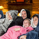 Middo Oversized XXL Sherpa Fleece Hoodie | Warm, Cozy & One Size