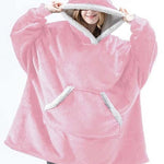 Middo Oversized XXL Sherpa Fleece Hoodie | Warm, Cozy & One Size