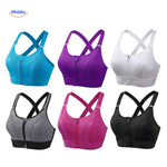 Fitura™ Sports Bra | Shock-Resistant Support & Zip-Front Comfort