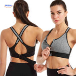 Fitura™ Sports Bra | Shock-Resistant Support & Zip-Front Comfort