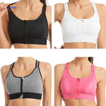 Fitura™ Sports Bra | Shock-Resistant Support & Zip-Front Comfort