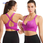 Fitura™ Sports Bra | Shock-Resistant Support & Zip-Front Comfort