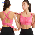 Fitura™ Sports Bra | Shock-Resistant Support & Zip-Front Comfort