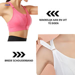 Fitura™ Sports Bra | Shock-Resistant Support & Zip-Front Comfort