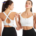Fitura™ Sports Bra | Shock-Resistant Support & Zip-Front Comfort